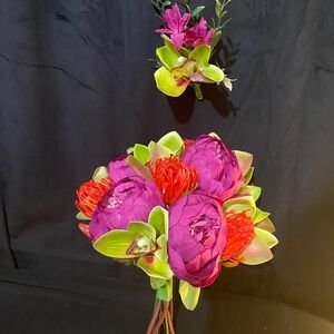 Vibrant Floral Wedding Bouquet